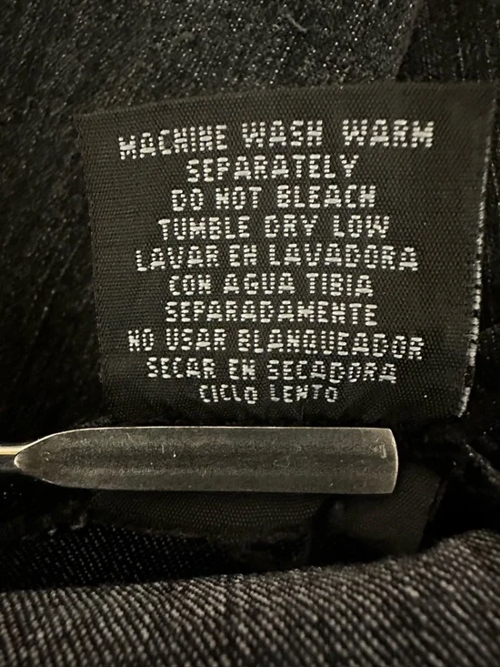 Y2K HIT JEANS Lace Ruffle Ombré Denim Skirt Fairy Grunge Goth - Picture 7 of 7